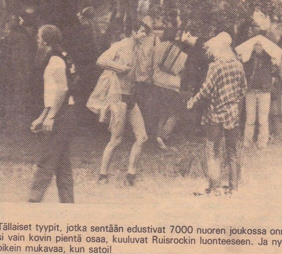 Turun Sanomat, la 8. elokuuta 1981 Ruisrock.