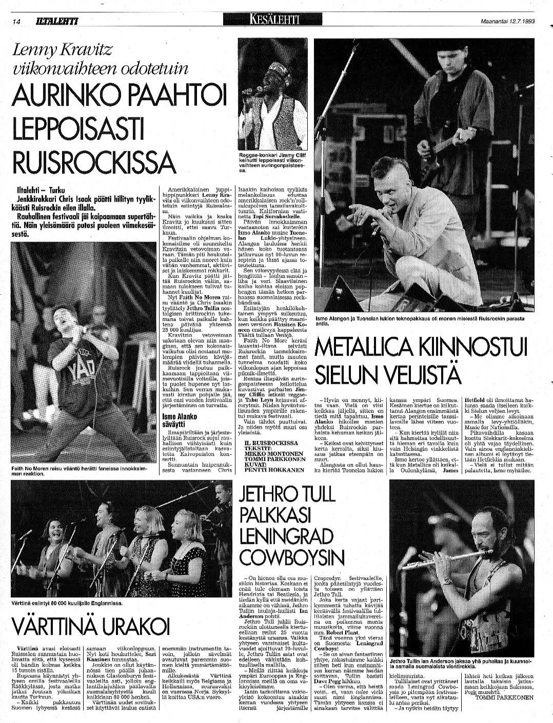 Ruisrock 1993 osa1